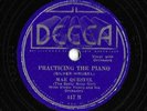 78 RPM RECORD MAE QUESTEL (BETTY BOOP) PRACTICING PIANO & CHOC MAN 1935 E COND.
