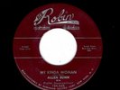 RARE NYC BLUES/DOOWOP-ALLEN BUNN-MY KINDA WOMAN/TOO MUCH COMPETITION-RED ROBIN 1