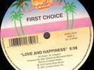 First Choice - Love And Happiness / The Player (12