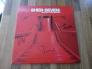 SHED SEVEN  INSTANT PLEASURES HAND SIGNED AUTOGRAPHED  Black VINYL LP  N/MINT
