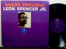 LEON SPENCER JR. Sneak Preview  LP PRESTIGE STEREO 1975 Jazz MUHAMMAD SPARKS