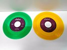 BEATLES 45 COLORED RECORDS YELLOW SUBMARINE/ELEANOR RIGBY  BIRTHDAY/TAXMAN