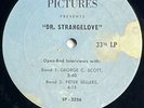DR. STRANGELOVE 1964 Interview Radio Spots Record George C. Scott, Peter Sellers