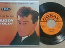 BUDDY HOLLY - Listen to me + 3 - 1958 US 45T EP CORAL EC 81169 - RARE