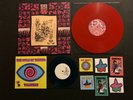 Black Magick SS Spectral Ecstasy Red LP Owls Of Winter Green Vinyl Stickers Lot