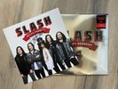 SLASH 4 MYLES KENNEDY SIGNED AUTOGRAPH LITHOGRAPH VINYL LP IN HAND GUNS ROSES