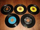 5 Beatles 45rpm 7” JUKEBOX Records Vee Jay Swan Tollie Capitol FOUR BY THE