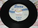The Beatles-She Loves You/I'll Get You-Swan Vinyl 45-White Labels w/Blue Print