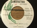 Leroy Lamomba Dont Know What To Do reggae roots killer vinyl record rare