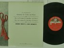 JOHANNA MARTZY SCHUBERT SONATINAS FOR VIOLIN AND PIANO ANGEL LEXC-1008 JAPAN LP