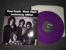 DEEP PURPLE LP BLACK NIGHT RARE 1995 ANNIVERSARY ED. PURPLE VINYL NUMBERED NM