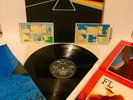 PINK FLOYD Dark Side the Moon ITALY  Vinyl LP  1973 EX/EX + 2 POSTERS STICKERS