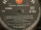 ELVIS PRESLEY PARADISE HAWAIIAN STYLE STEREO 1966 RED SPOT  SF 7810