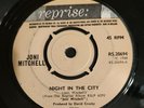 Joni Mitchell RARE UK record Night In The City / I Had a King Vinyl 45 7