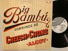 CHEECH & CHONG - BIG BAMBU - ORIGINAL ODE LP w/ROLLING PAPER vinyl album VG weed