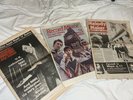 3 vintage papers record mirror & musical express the jam specials & iggy pop
