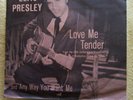 Elvis Presley - Love Me Tender - Very Rare Orig, SILVER LINE , LIGHT PINK COVER