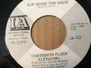 45 RPM GARAGE THIRTEENTH FLOOR ELEVATORS 