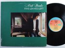 NICK DRAKE Five Leaves Left ISLAND LP uk 1976 reissue gatefold