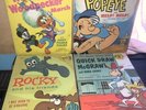 Little Golden Records Popeye,Rocky, Woody Woodpecker & Quick Draw McGraw.￼