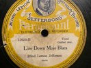78Rpm Blues Blind Lemon Jefferson 'Low Down Mojo Blues' Paramount Birthday Label