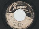 DOOWOP R&B - MOONGLOWS -  I WAS WRONG  /  OOH ROCKING DADDY  - HEAR -1954 CHANCE