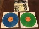 Rare Blue Green Double LP record Led Zeppelin 