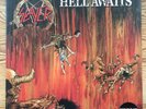 SLAYER - HELL AWAITS. 2009 CLEAR VINYL REISSUE OF 1985 LP. METAL