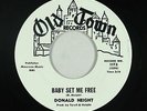 Northern Soul 45 - Donald Height - Baby Set Me Free - Old Town - VG++ mp3