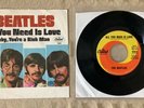 Beatles All You Need is Love 45 , West Coast Sleeve