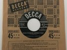 Country Bop Rockabilly 45 HARDROCK GUNTER Boogie Woogie Saturday DECCA  hear