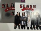 SLASH 4 MYLES KENNEDY SIGNED AUTOGRAPH LITHOGRAPH VINYL PURPLE LP