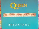 QUEEN BREAKTHRU RARE 3-TRACK 12 INCH UK SINGLE WITH PICTURE COVER, PROMO COPY