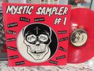 MYSTIC SAMPLER # 1 - RARE HARDCORE PUNK  RED COLOR VINYL VG/VG++ LP 1984 MENTORS