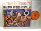 LP,  The Dave Brubeck Quartet, Time Out, Take Five, CBS 1964, Topzustand, EX