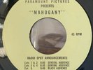 MAHOGANY Movie Radio Spots 1975 DJ PROMO Paramount Picture 45 DIANA ROSS HEAR