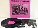 NEGATIVE APPROACH tied down Lp PINK Cover PURPLE Vinyl Record with lyrics insert