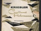 KRIESLER Stereo Command Performance   Rare SAMPLER Demo LP