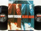 GARY MOORE BLUES ALIVE VIRGIN V2716 INCLUDES INSERT. VINYL 2LP