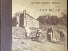 LEAD BELLY Negro Sinful Songs - RARE Original 1939 Musicraft 5-78rpm Album - NM