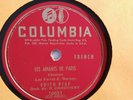 Edith Piaf 78rpm Single 10-inch Columbia Records #10051 Les Amants De Paris