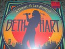 Beth Hart A Tribute to Led Zeppelin Red+ Gold splatter vinyl ltd 500+signed card