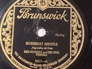 Red Nichols Five Pennies - Miff Mole 78 rpm BRUNSWICK 3627 RIVERBOAT SHUFFLE E+