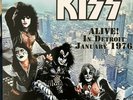 Kiss Alive  In Detroit January 1976 rare black vinyl 2 LP