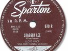 Rare 1959 LLOYD PRICE Rock’n Roll 78 RPM Record. Stagger Lee