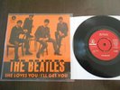 THE BEATLES RARE SWEDISH SP SHE LOVES YOU R 5055 MADE IS SWEDEN 1963