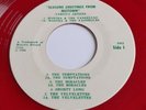 60s Rare Motown 45 Various Artists- Seasons Greetings From Motown - Red Wax