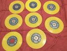 RCA Victor 45s Yellow Vinyl Children's Albums ( Snow White, Alice in Wonderland