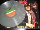 AC/DC HIGHWAY TO HELL COLOR VINYL LP PRE-OWNED W/POSTER