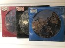 *SEALED*.   Vintage:    3 Village People    Picture Vinyl Records.  YMCA